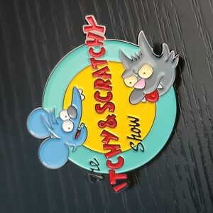The Simpsons "Itchy and Scratchy Show" Pin